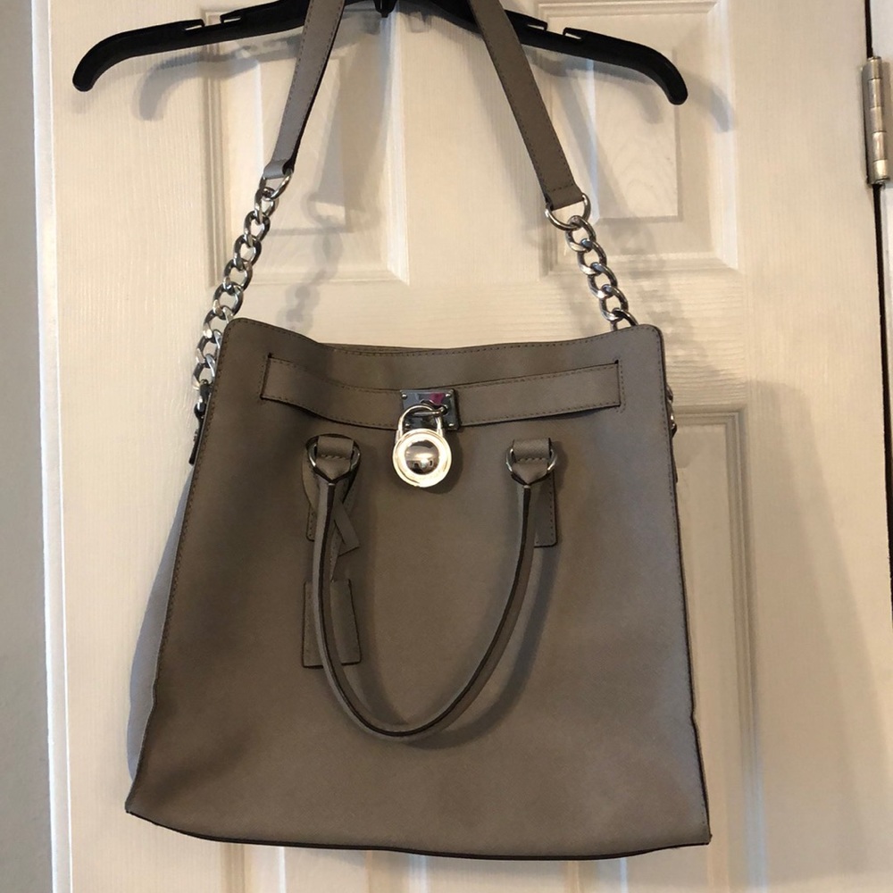 Michael Kors gray/silver bag